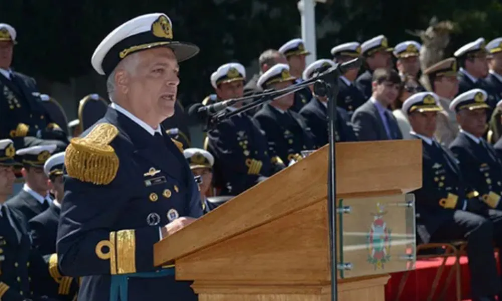 jefe de la Armada Juan Carlos Romay