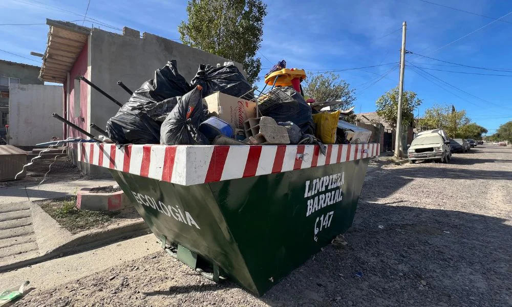 Campaña de limpieza barrial en Puerto Madryn