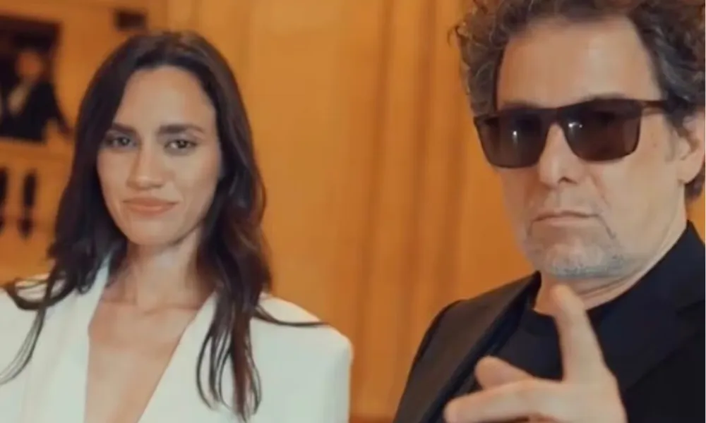 Andrés Calamaro y Natalí Franco