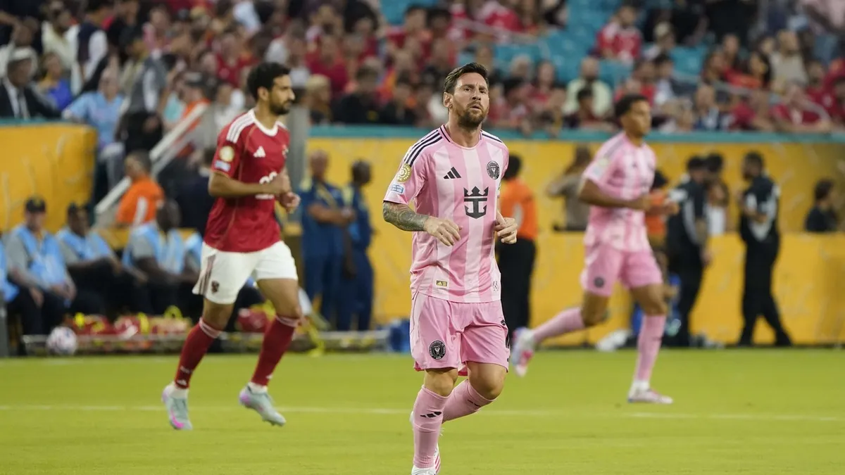Con Lionel Messi, Inter Miami y Al-Ahly empataron 0-0 en el inicio del Mundial.