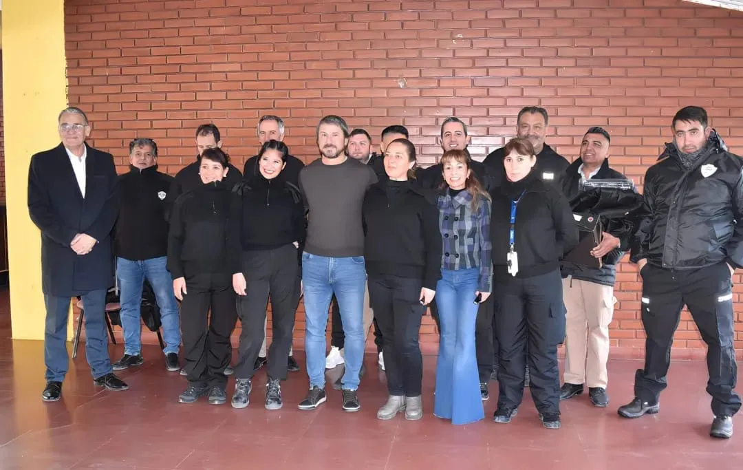 Merino y personal de Transporte