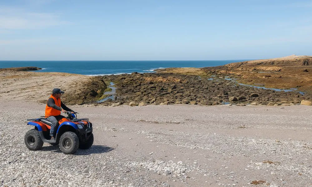 Rastrillajes en la costa para hallar a Pedro y Juana. Foto mejorada con IA por #LA17