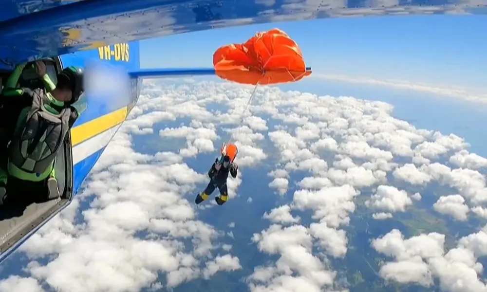 Accidente paracaídas