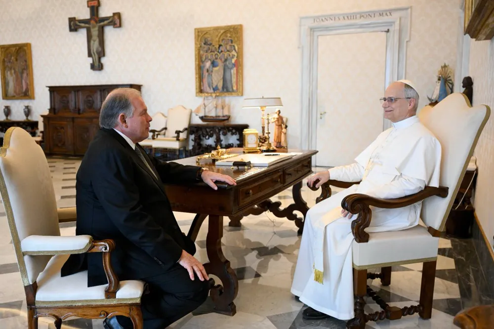 León XIV recibió a Gerardo Werthein