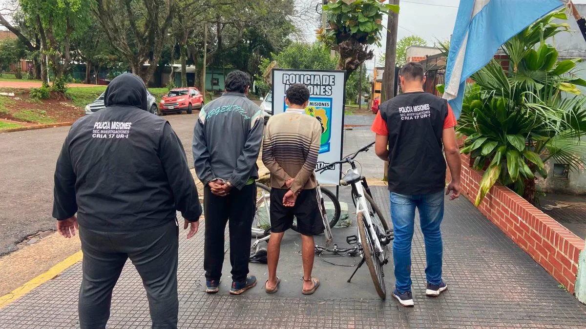 Detienen a cuatro delincuentes por robos en Eldorado, Apóstoles y Posadas