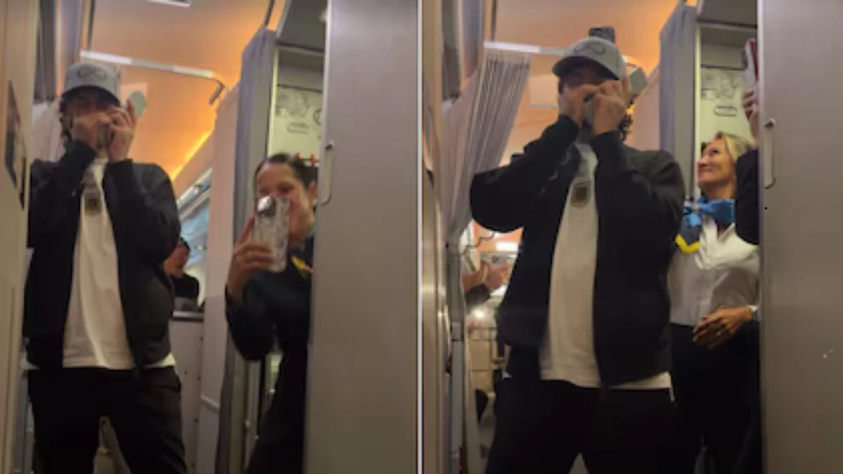 Ciro en el avión