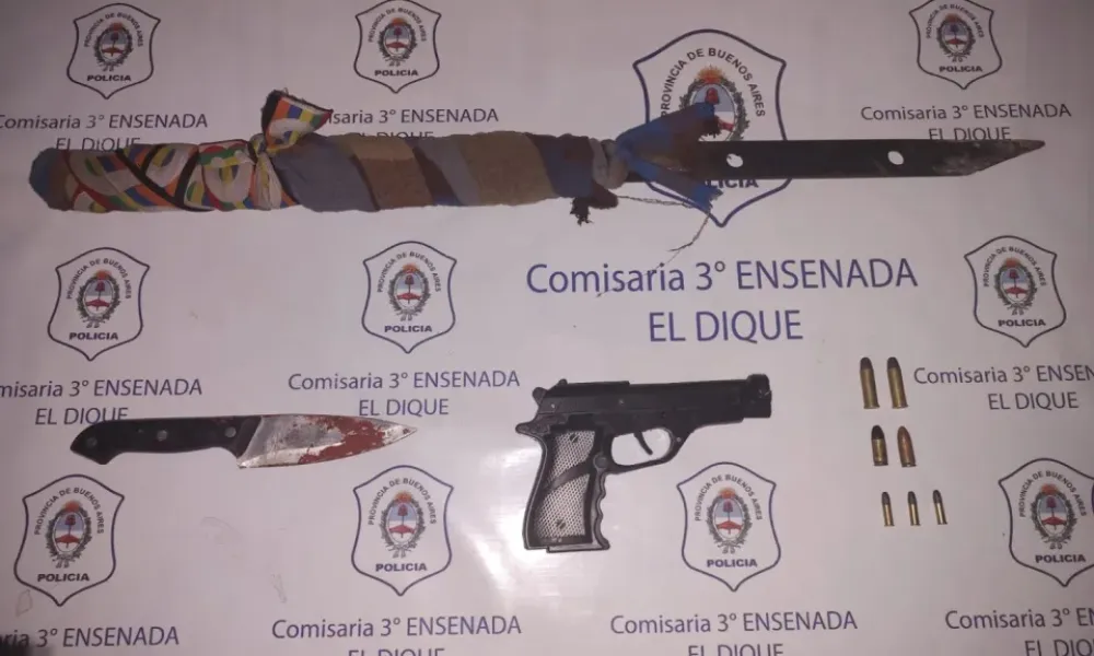 Armas secuestradas