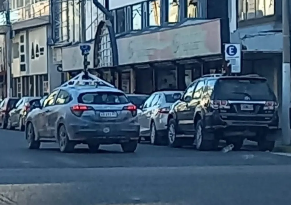 El auto de Google en Puerto Madryn