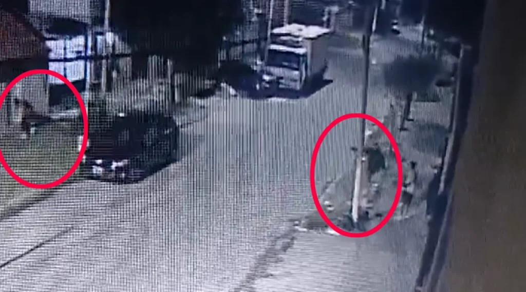 Captura de cámara de seguridad