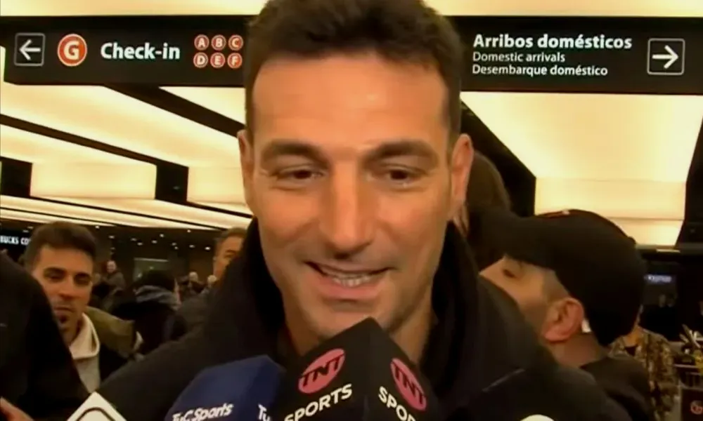 Lionel Scaloni llegó a Washington y habló sobre el sorteo del Mundial 2026