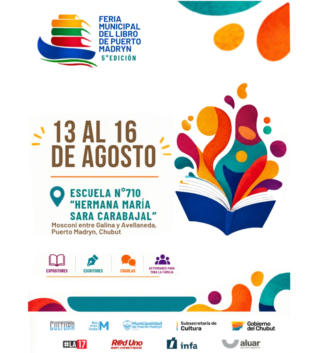 Logo Feria del Libro Madryn