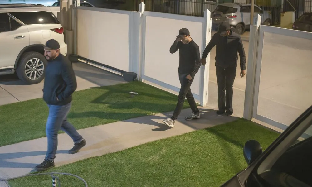 Imagen de violento asalto reeditada digitalmente por LA17