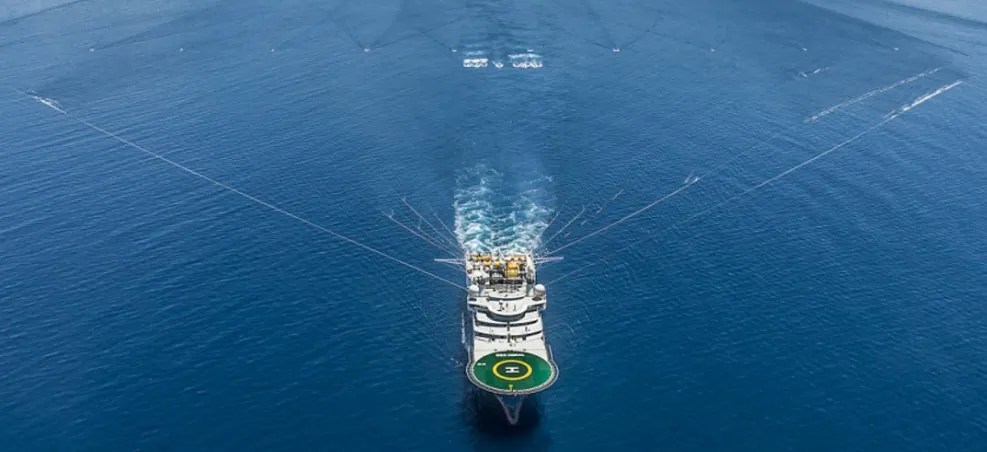 Ek buque Prospector inició las tareas en el mar argentino