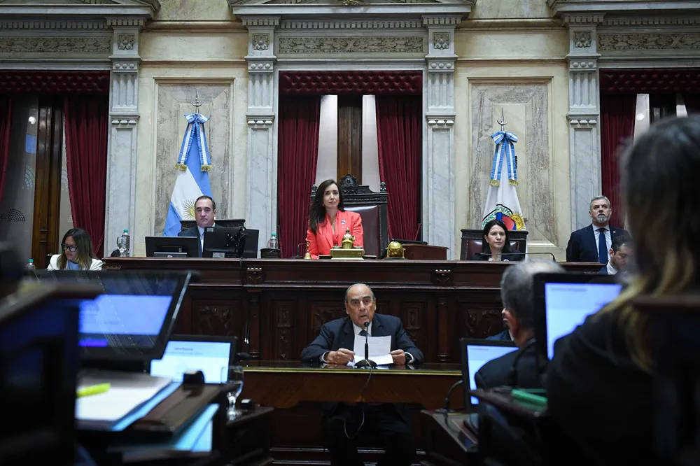 Guillermo Francos en el Senado de la Nación (Foto: @SenadoArgentina)