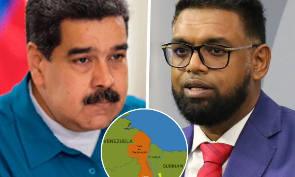 Nicolás Maduro e Irfaan Ali 