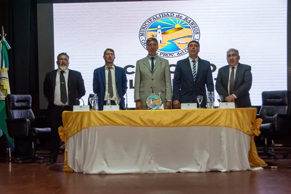 Sesión inaugural en el Concejo Deliberante de Rawson