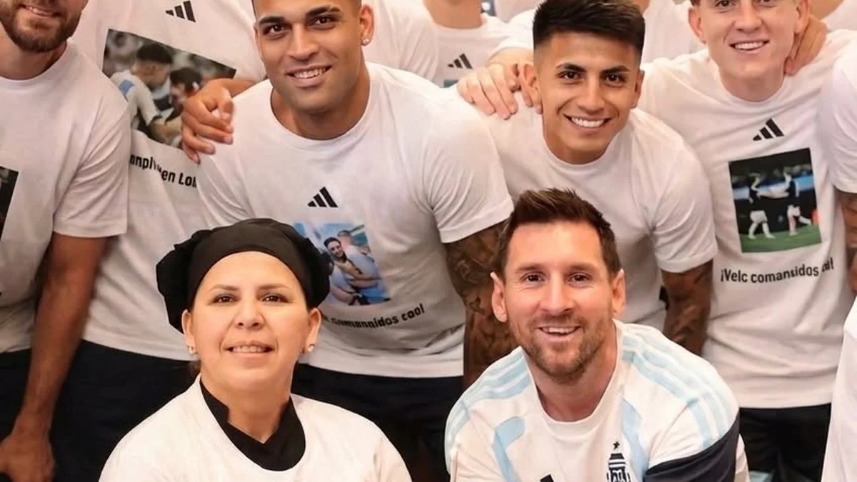 Antonia Farías cocinera de la Selección Argentina.