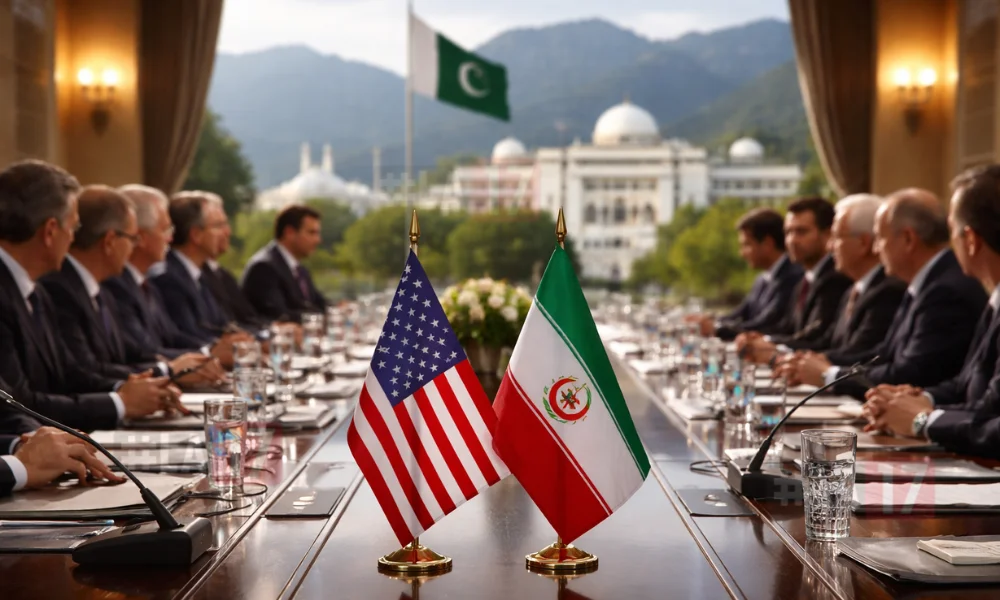 Negociaciones en Pakistán entre EEUU e Irán. Imagen ilustrativa creada con IA generativa por #LA17