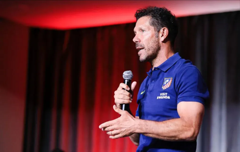 Diego Simeone anticipó un duelo intenso ante el Arsenal en Londres