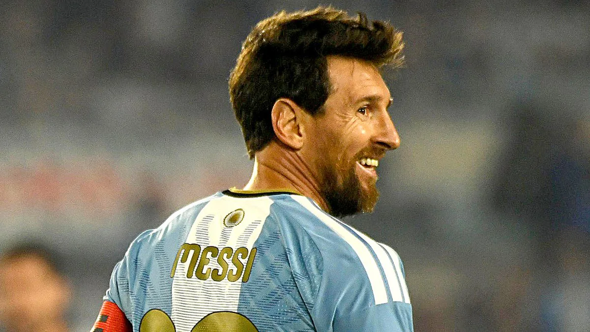 Messi en su despedida foto X Selección Oficial