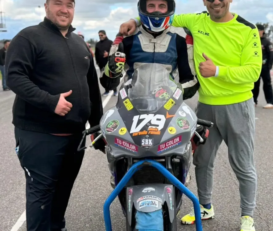 Alexis Carballo Fanelli volvió a destacarse en el motociclismo nacional. 2