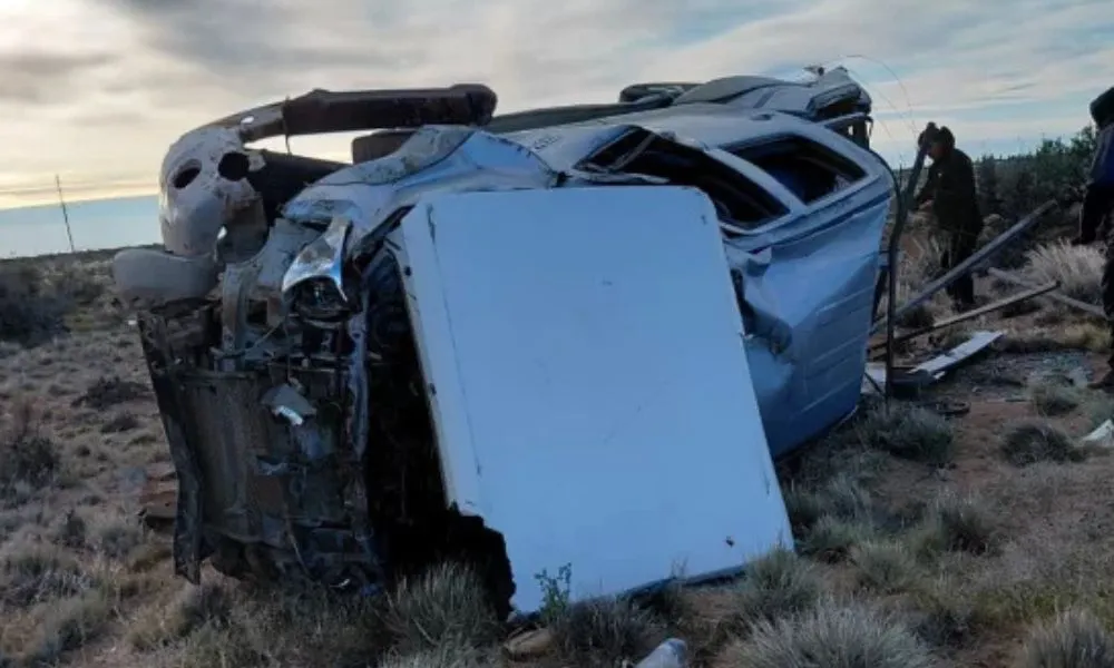 Salvó su vida de milagro en un accidente