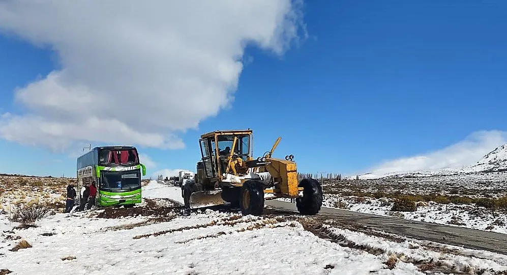 Restricción para circulación de micros en Chubut