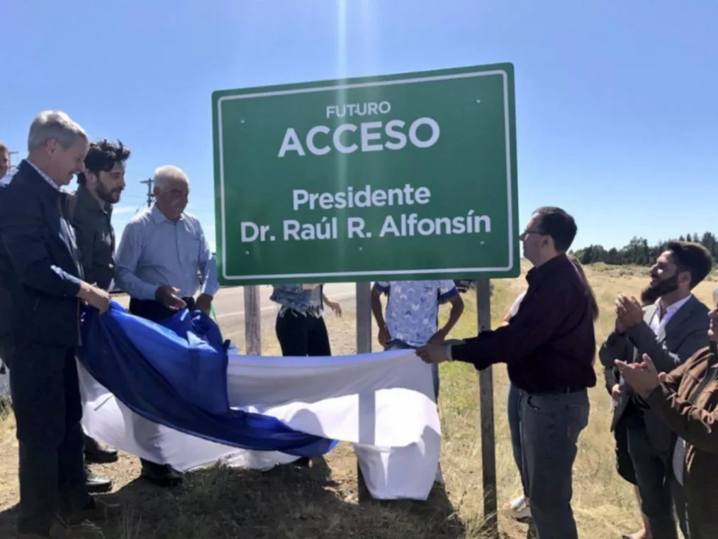 Acceso Raúl Alfonsín en Trelew