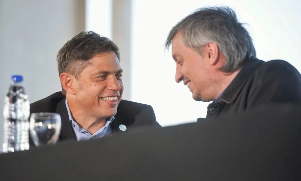 Axel Kicillof y Máximo Kirchner 