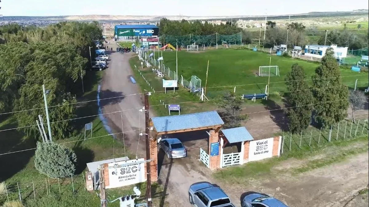Camping del Sindicato de Empleados de Comercio (SEC) en Puerto Madryn. Foto Prensa SEC