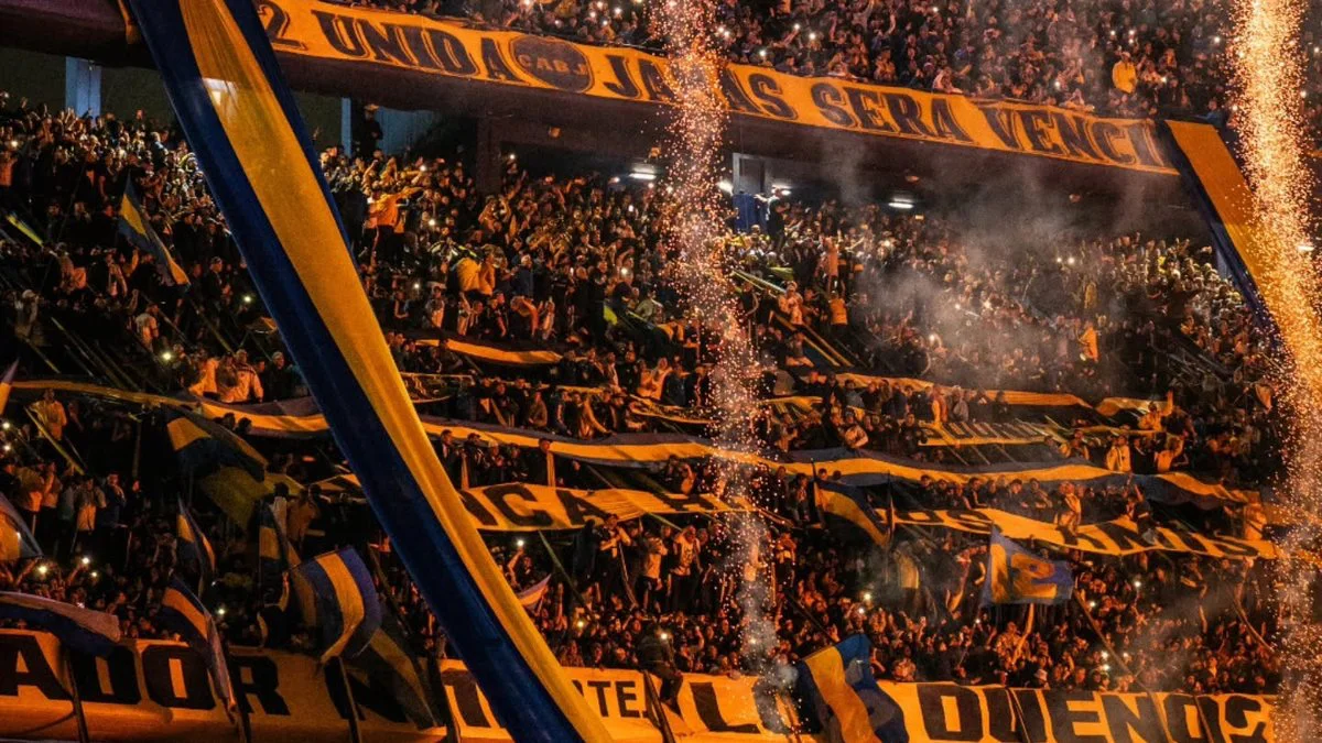 La 12 hinchada de Boca Juniors.