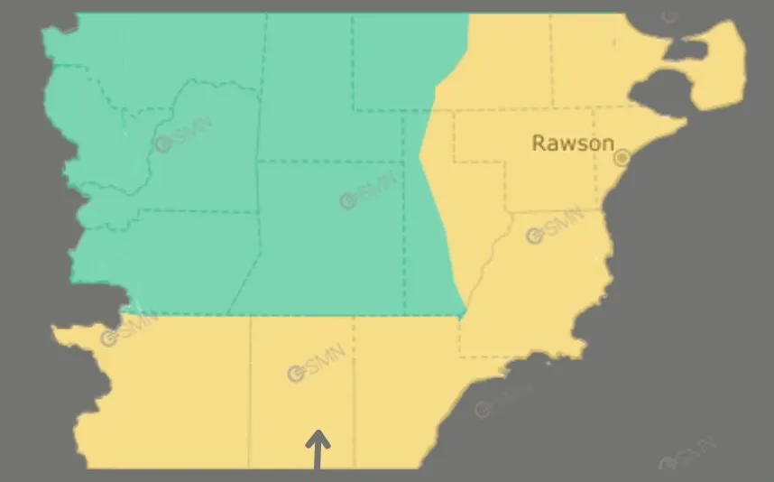 Alerta amarilla por vientos fuertes