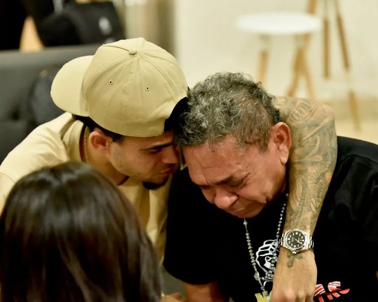 DÍAZ SE REENCONTRÓ CON SU PAPÁ TRAS EL SUCUESTRO
