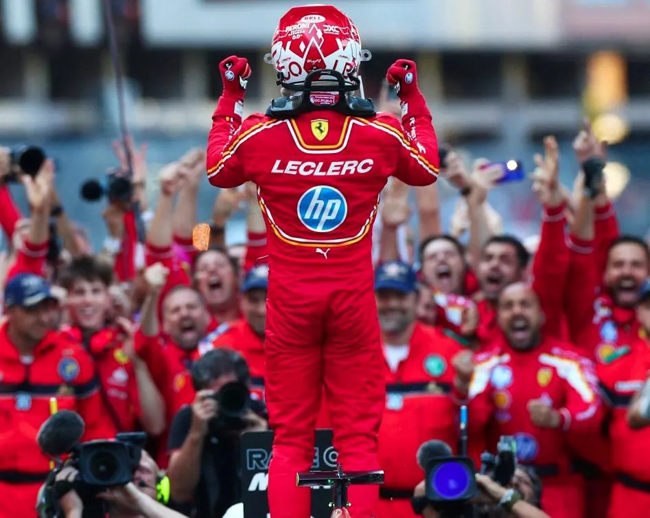Victoria en Monaco de Charles Leclerc