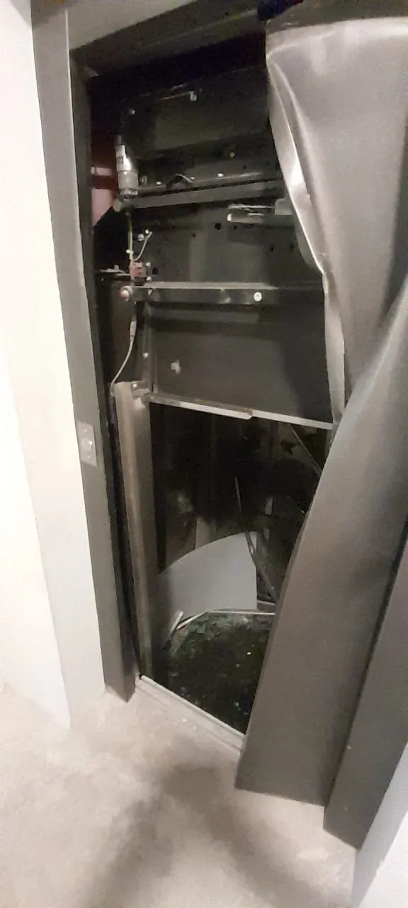 Ascensor caído en Palermo