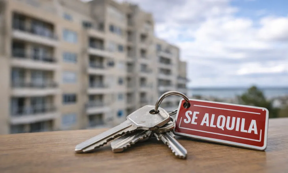 Alquiler. Imagen creada con IA generativa por #LA17