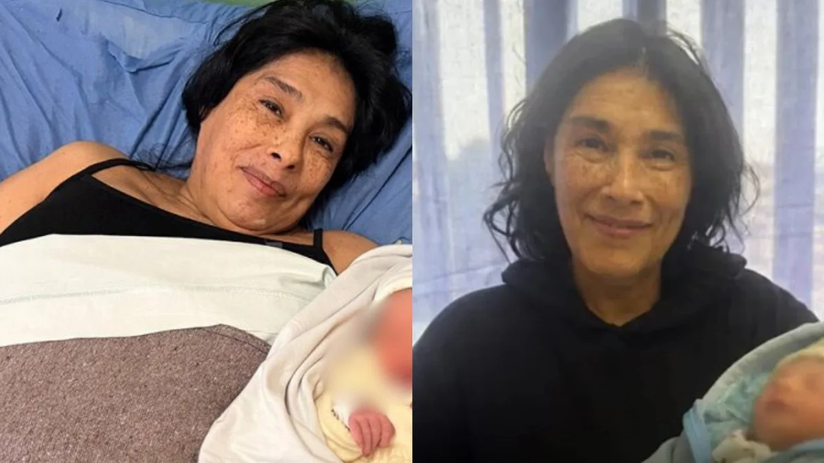 Mujer que fue madre a los 62 años foto: Nuevo diario y Mendoza Online
