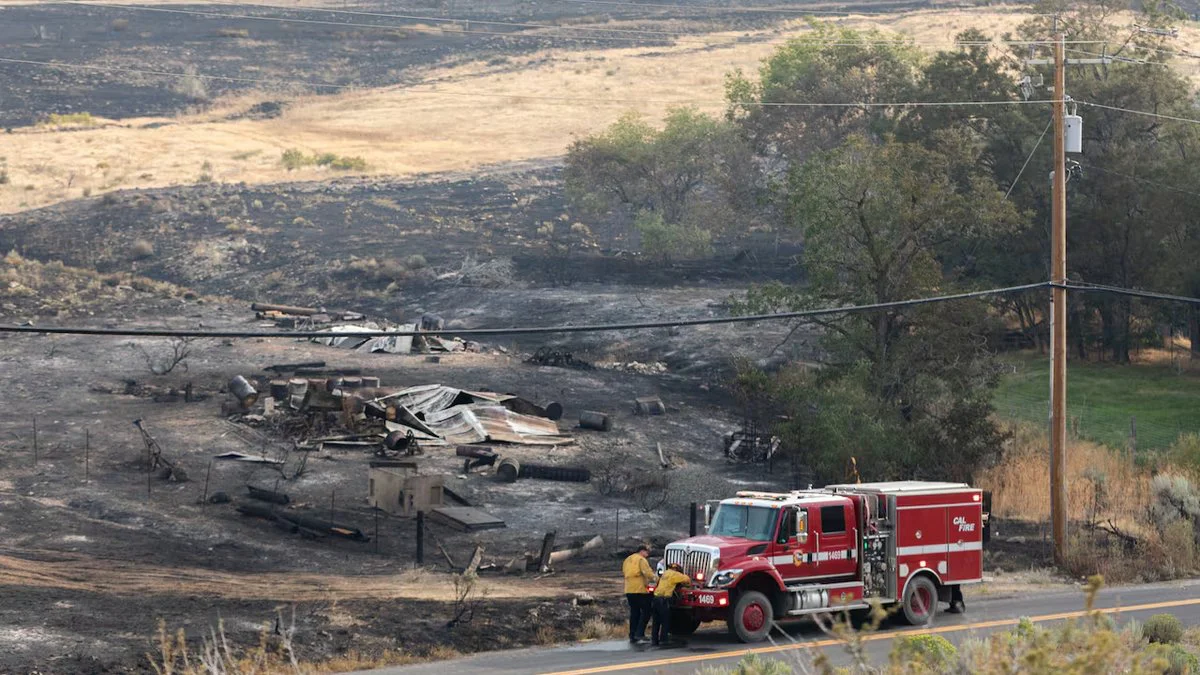 Incendios en Nevada. Foto Trevor Bexon/Getty Images/AFP/La Nacion