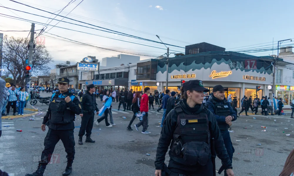 Operativo de Seguridad en Madryn foto gentileza Leon Evaristo