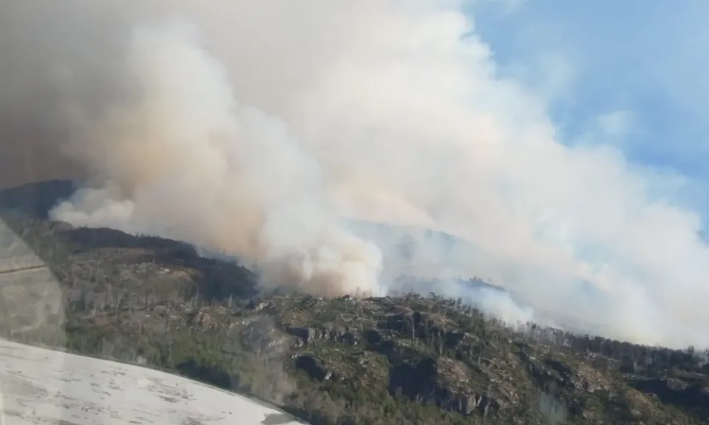Incendio El turbio