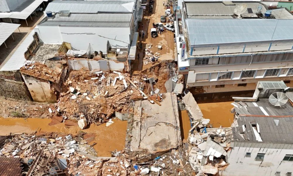 Inundaciones en Minas Gerais. Foto PABLO PORCIUNCULA/AFP/EL PAÍS Uruguay
