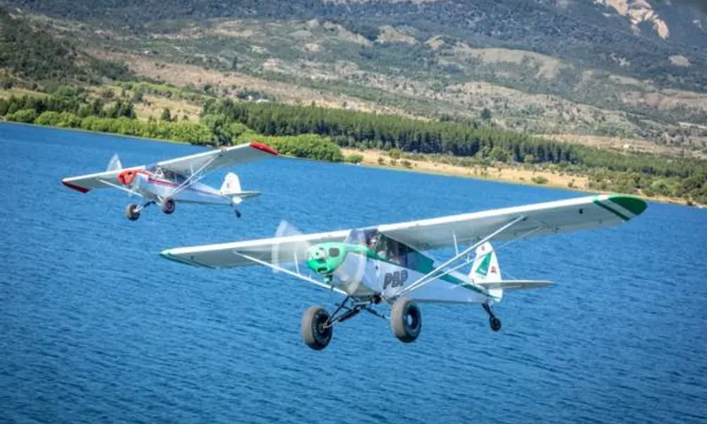 Festival aéreo en Trevelin