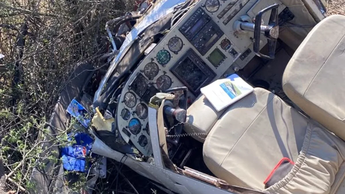 se estrelló avioneta