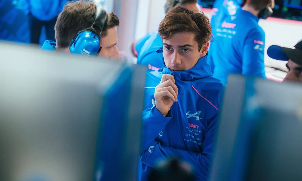 Franco Colapinto. Foto @AlpineF1Team