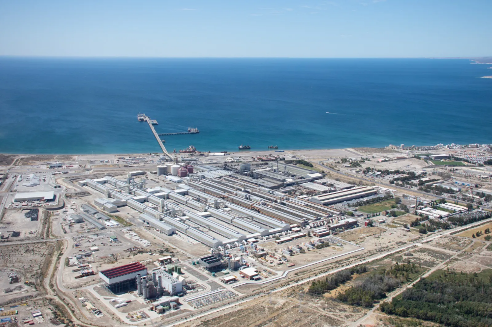 Aluar Madryn vista aérea