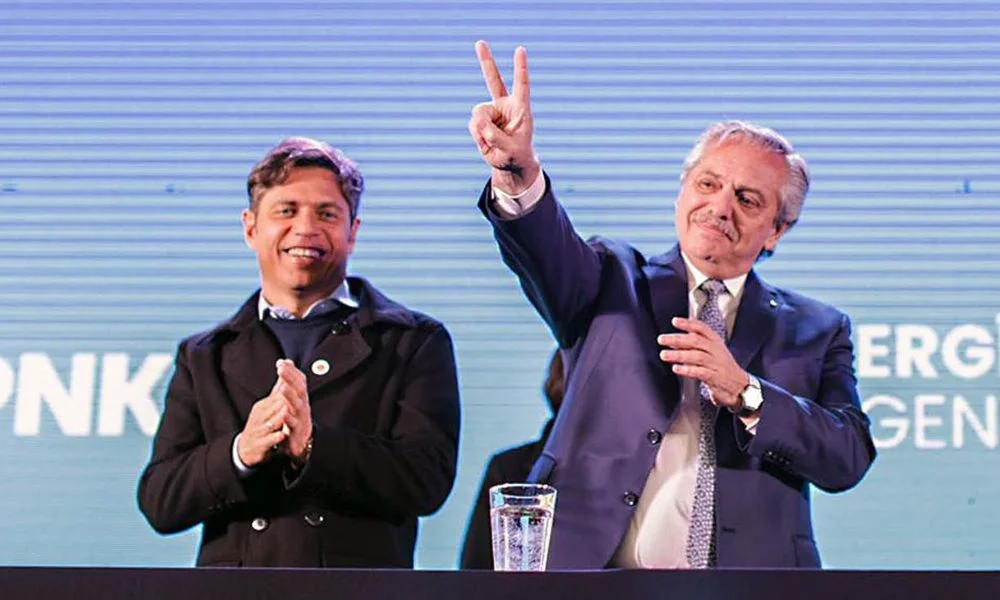 Axel Kicillof y Alberto Fernández. Foto NA/Perfil.
