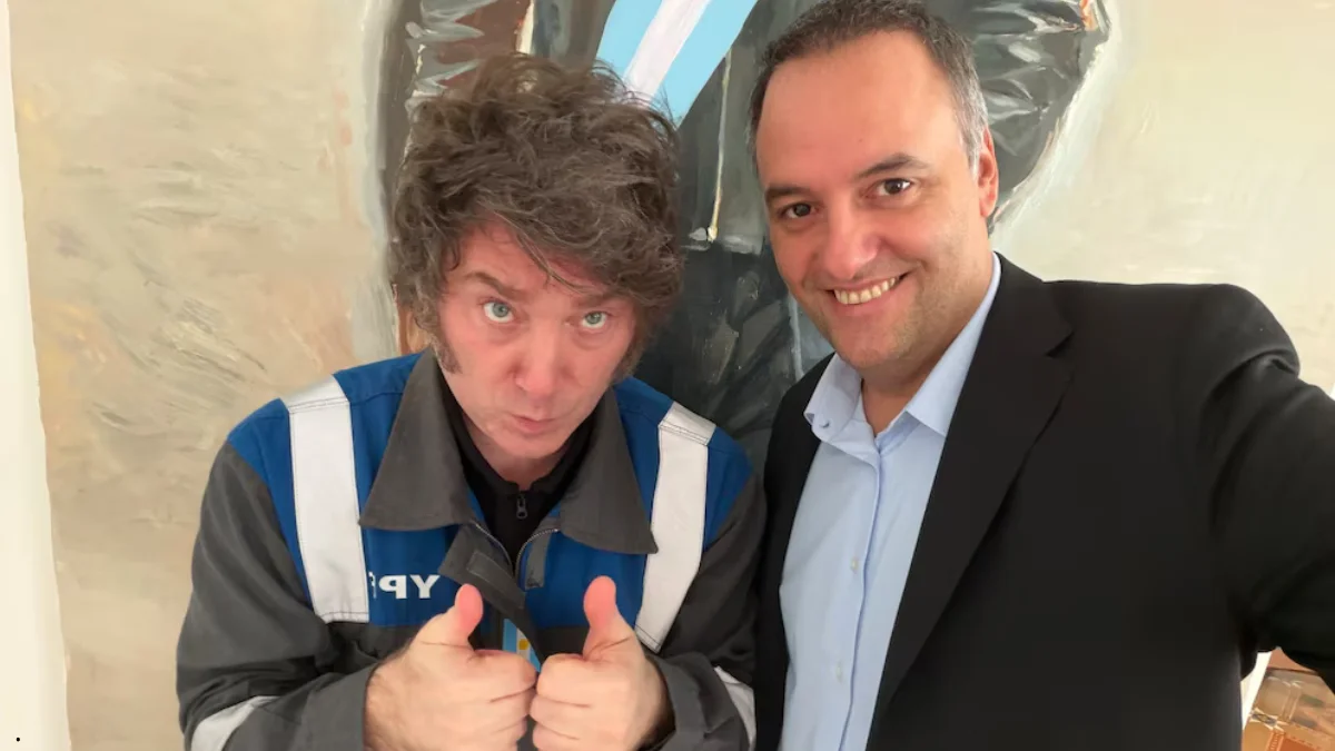 Milei recibió a Adorni. Foto NA