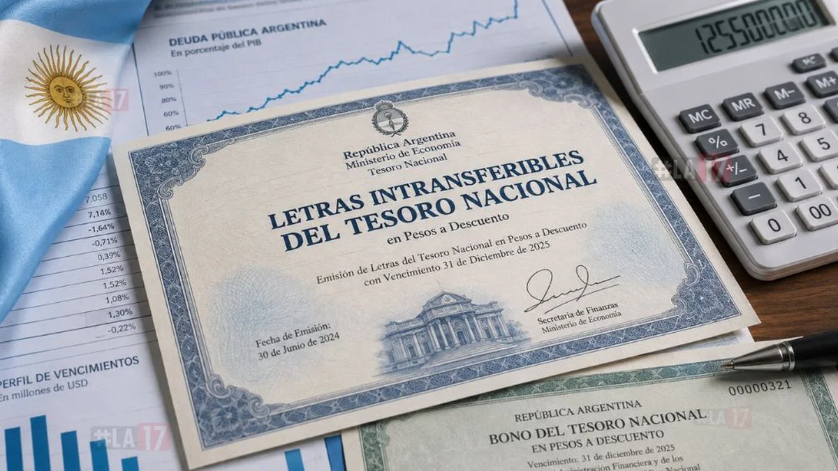 Letras Intransfereribles del Tesoro Nacional. Imagen ilustrativa creada con IA por #LA17