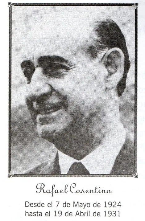 Rafael Cosentino fue su primer presidente. Gobernó durante siete años con compromiso y visión comunitaria. Su gestión sentó las bases del presente.