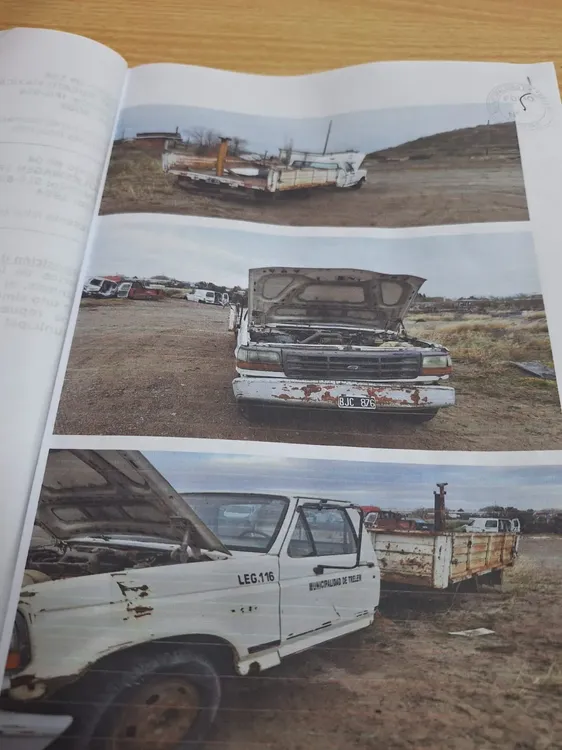 13 vehiculos dados de baja